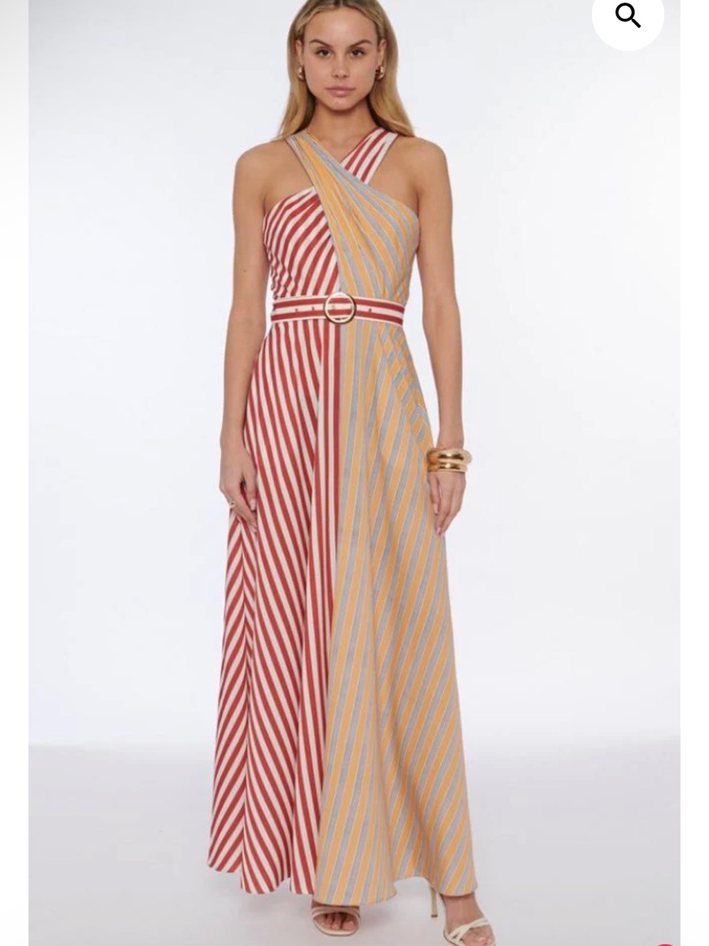 Toccin Mackenzie Halter Maxi Dress